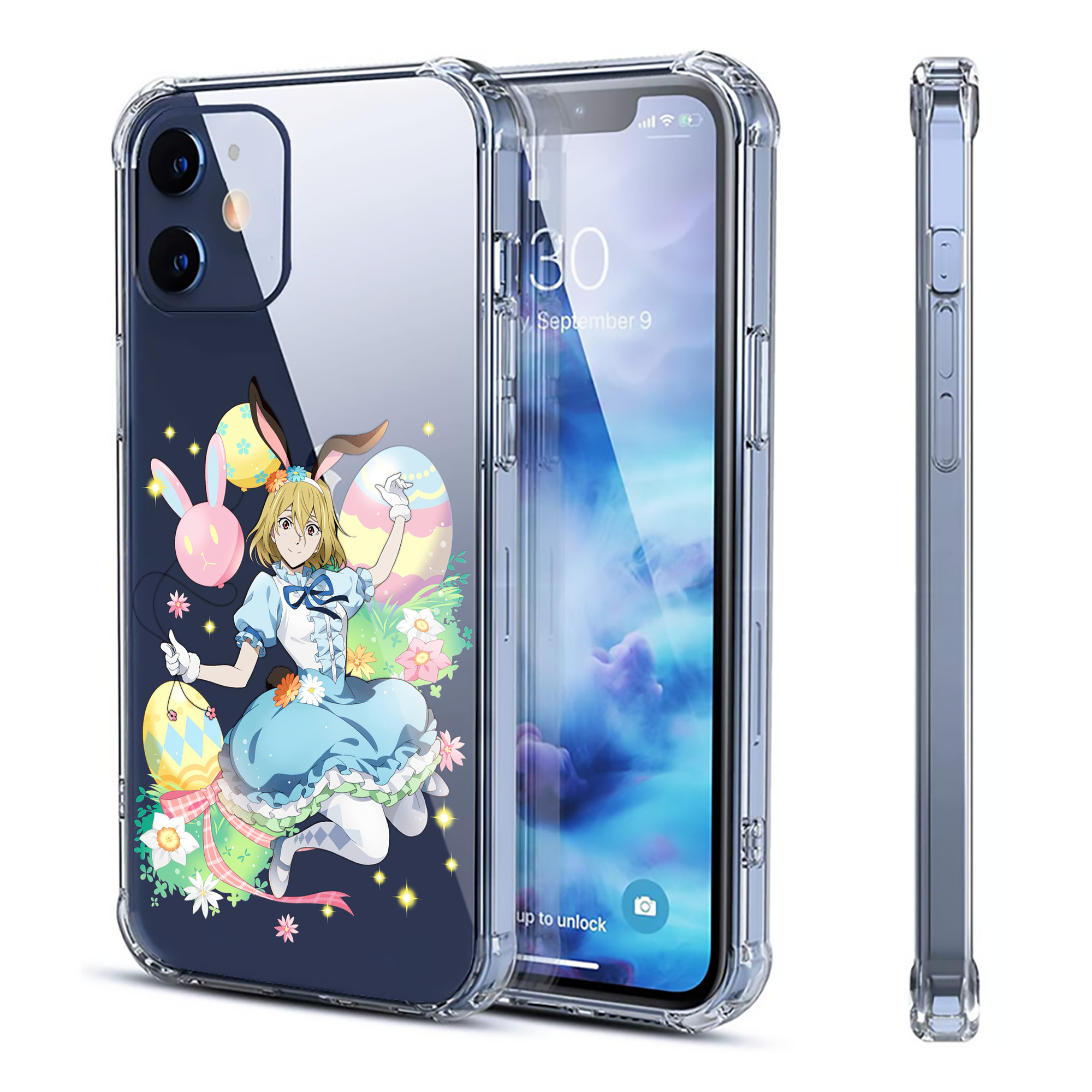 （画像用） 文豪ストレイドッグス Bungo Stray Dogs 【iPhone 12シリーズ対応】透明スマホケース（クリアソフトケース）